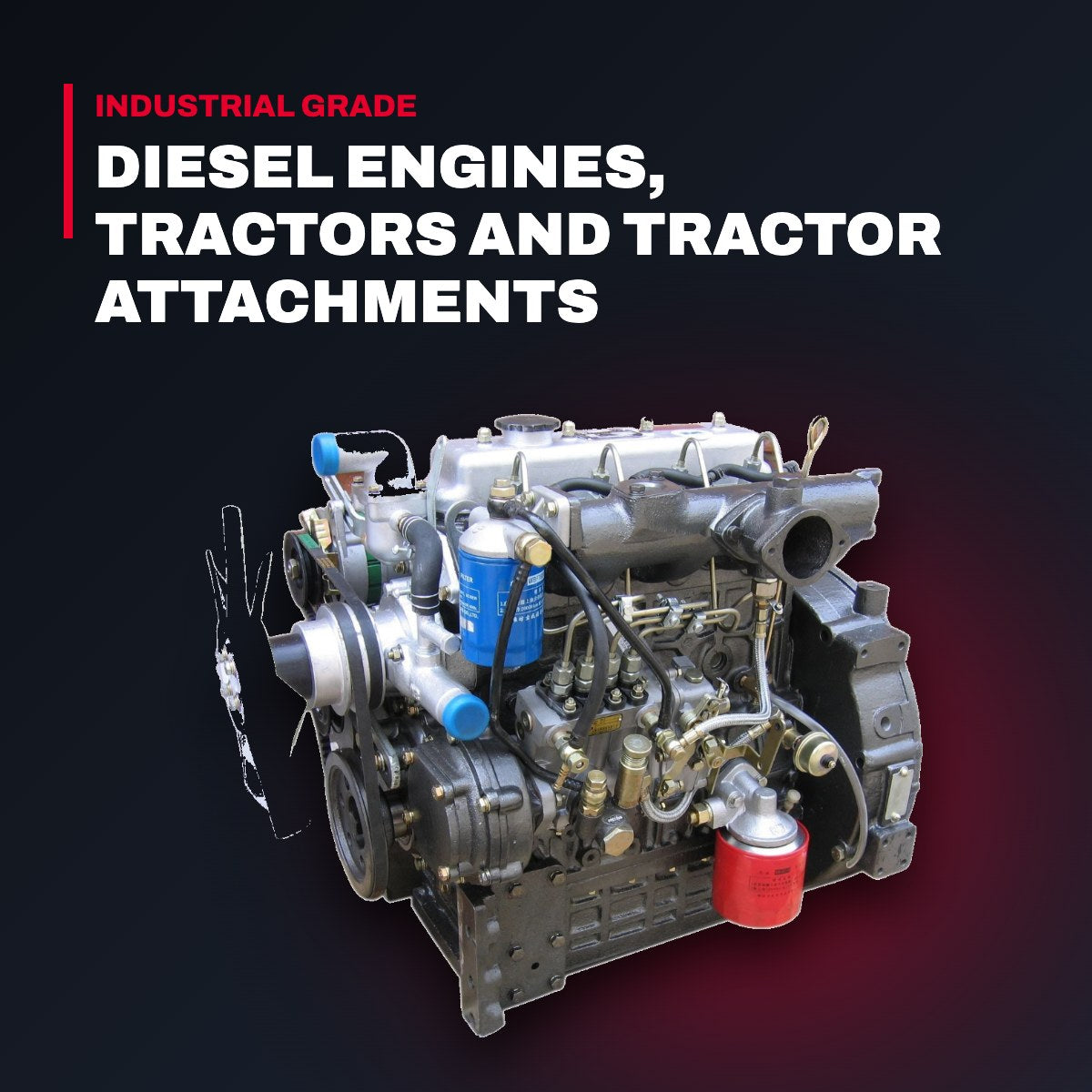 Engine Diesel – Diesel Engines, Tractors And Tractor Attachments