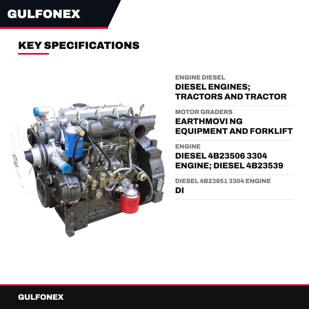 Engine Diesel – Diesel Engines, Tractors And Tractor Attachments
