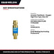 Esab Welding And Cutting Products Nl 0700018179 – Arrester Flashback – Oxygen High Flow Type, Size 3/8