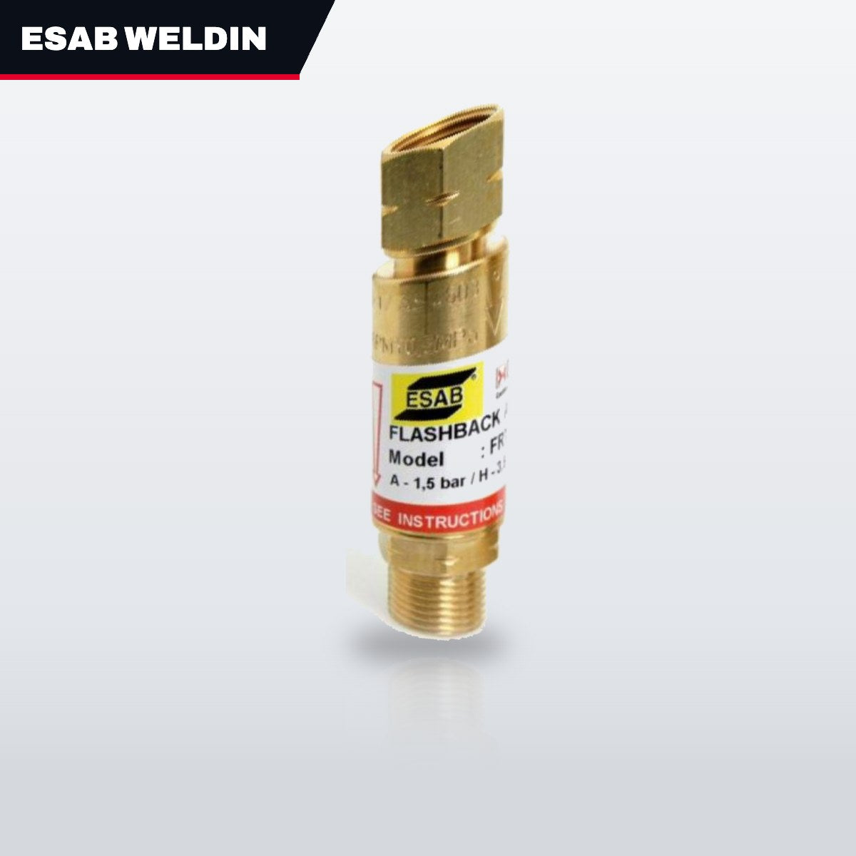 Esab Welding And Cutting Products Nl PART – Arrester Flashback – Fuel Gas High Flow Type, Size 3/8