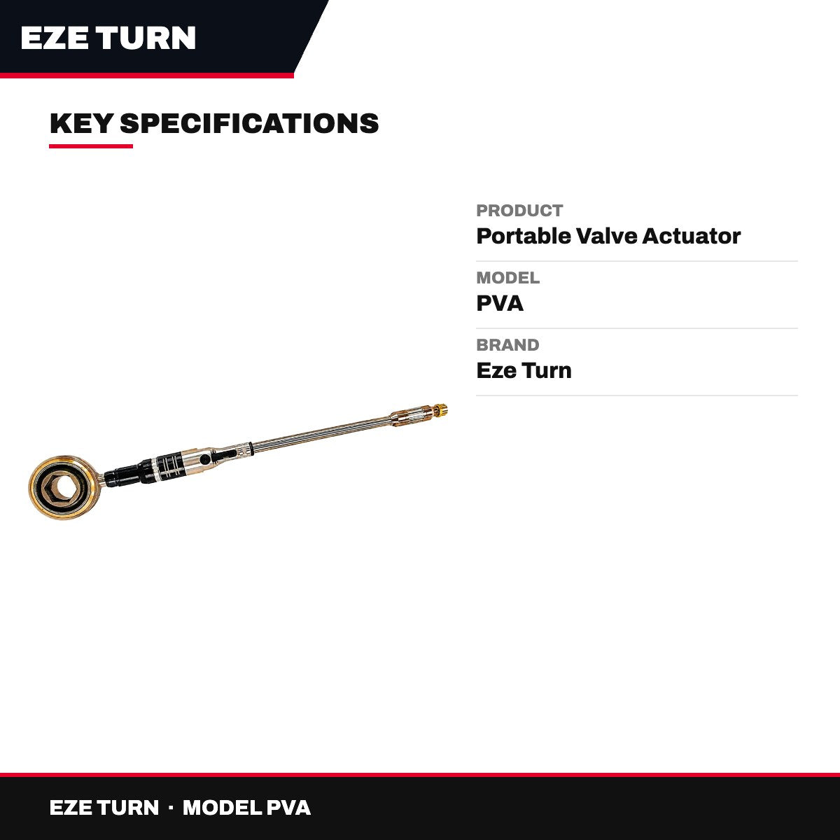 Eze Turn PVA – Portable Valve Actuator
