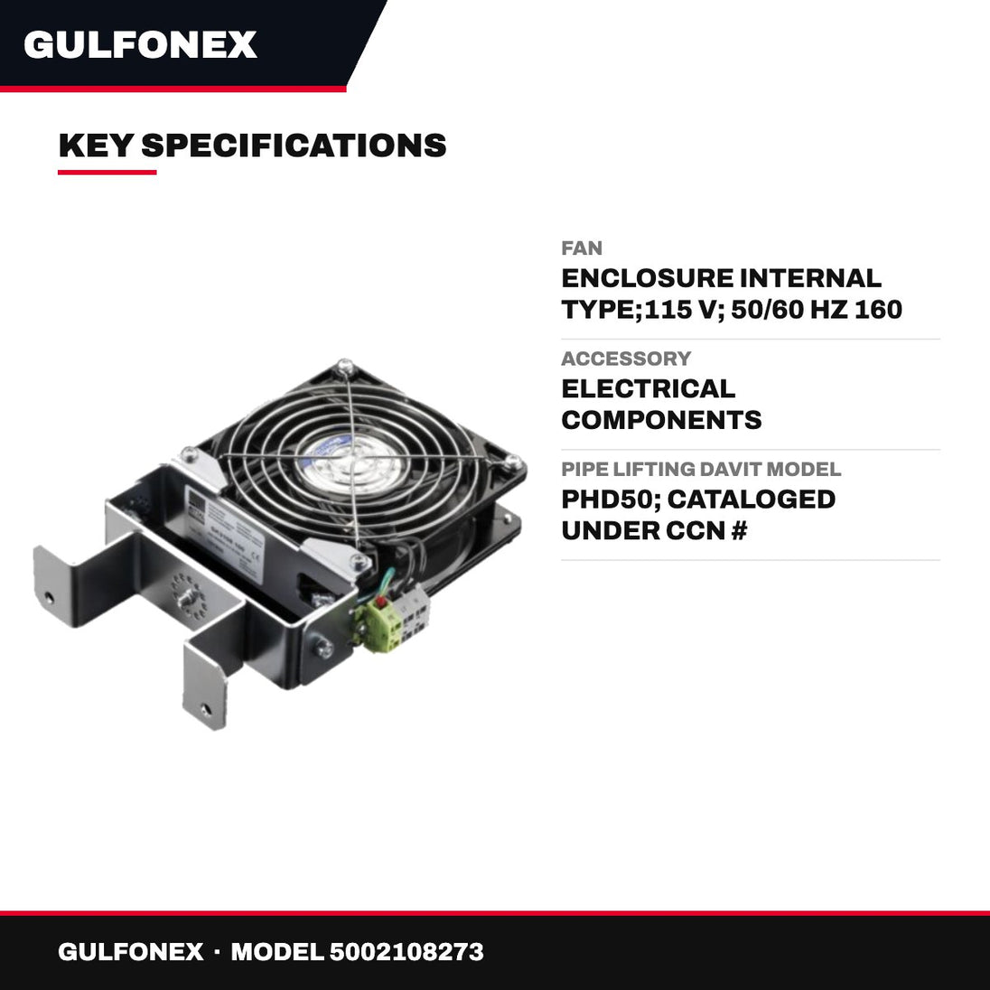 Fan – Enclosure Internal Type, 115 V