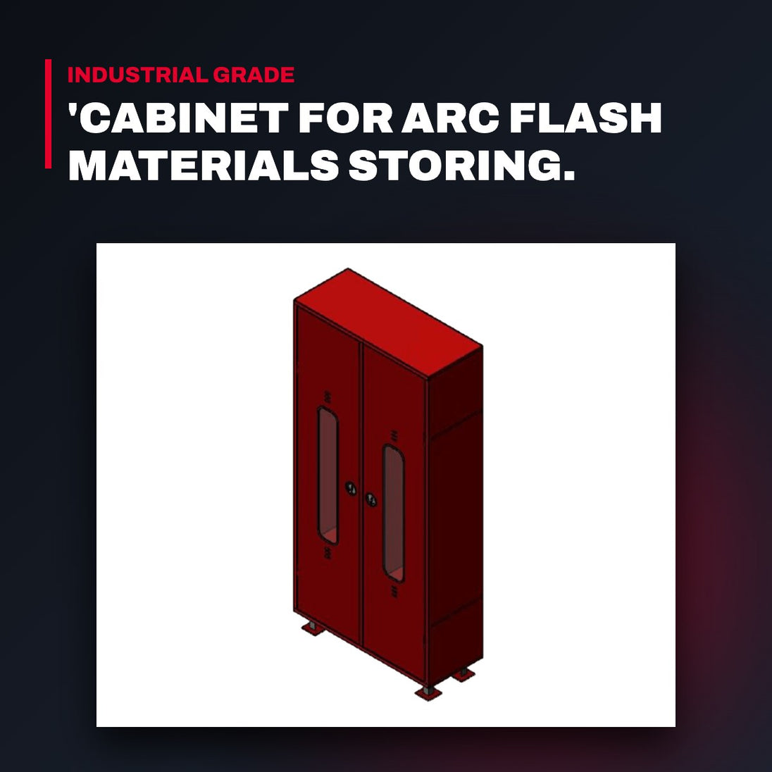 Fhc FHC – 'Cabinet For Arc Flash Materials Storing.