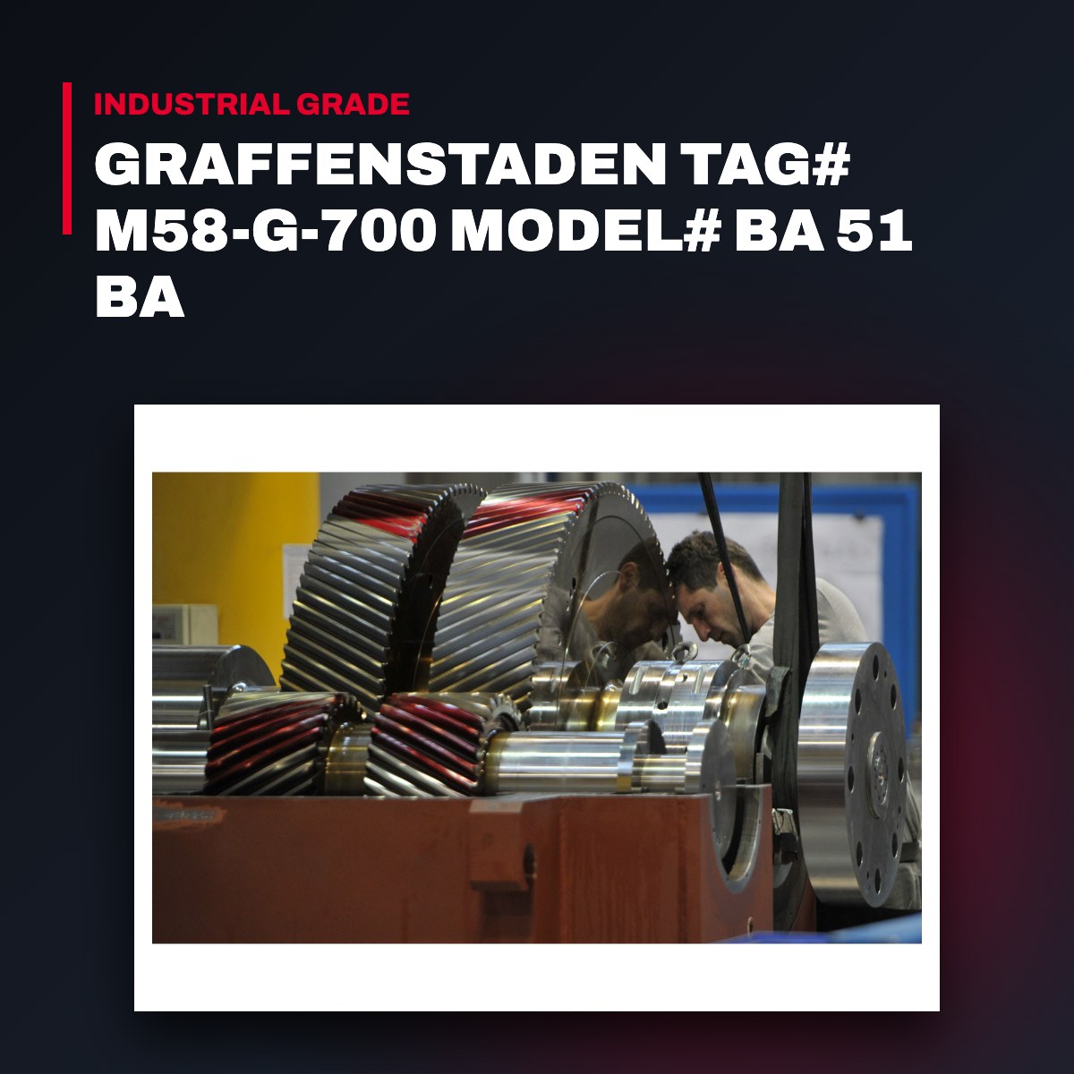 Flender Graffenstaden Sas Fr 74A112-2 – Shaft – Pinion Type, Driven