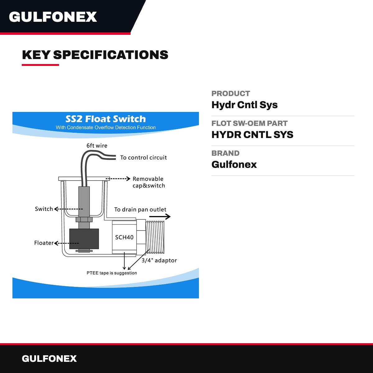 Flot Sw-Oem Part – Hydr Cntl Sys