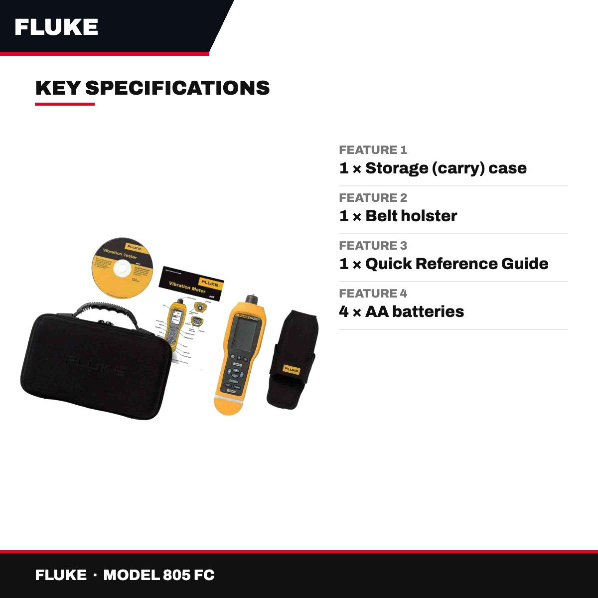 Fluke 805 FC – Vibration Meter