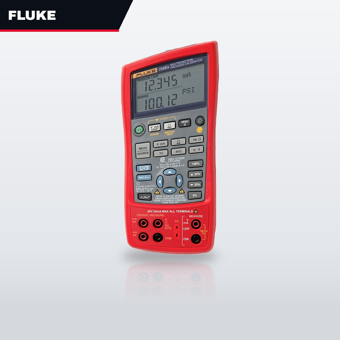 Fluke 725EX – Intrinsically Safe Multifunction Process Calibrator
