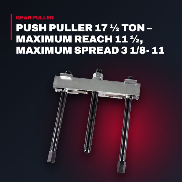 Forza 1120 – Push Puller 17 ½ Ton – Maximum Reach 11 ½, Maximum Spread 3 1/8- 11 ¾