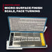 Fowler Micro-Surface Finish Scale, Face Turning