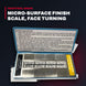 Fowler Micro-Surface Finish Scale, Face Turning