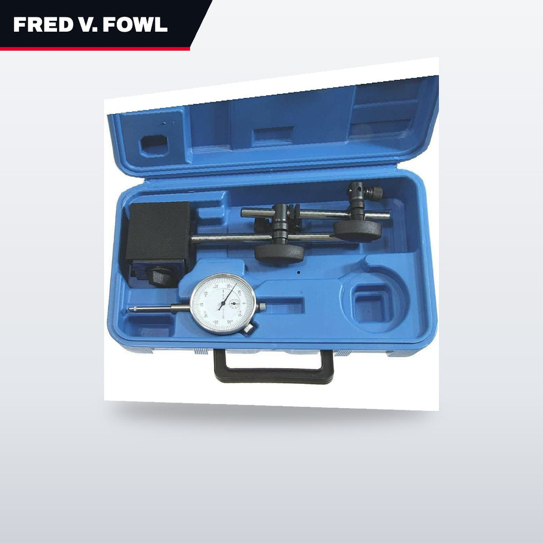 Fred V. Fowler 52585015 – Holder – Magnetic Base Dial Indicator Type, Steel