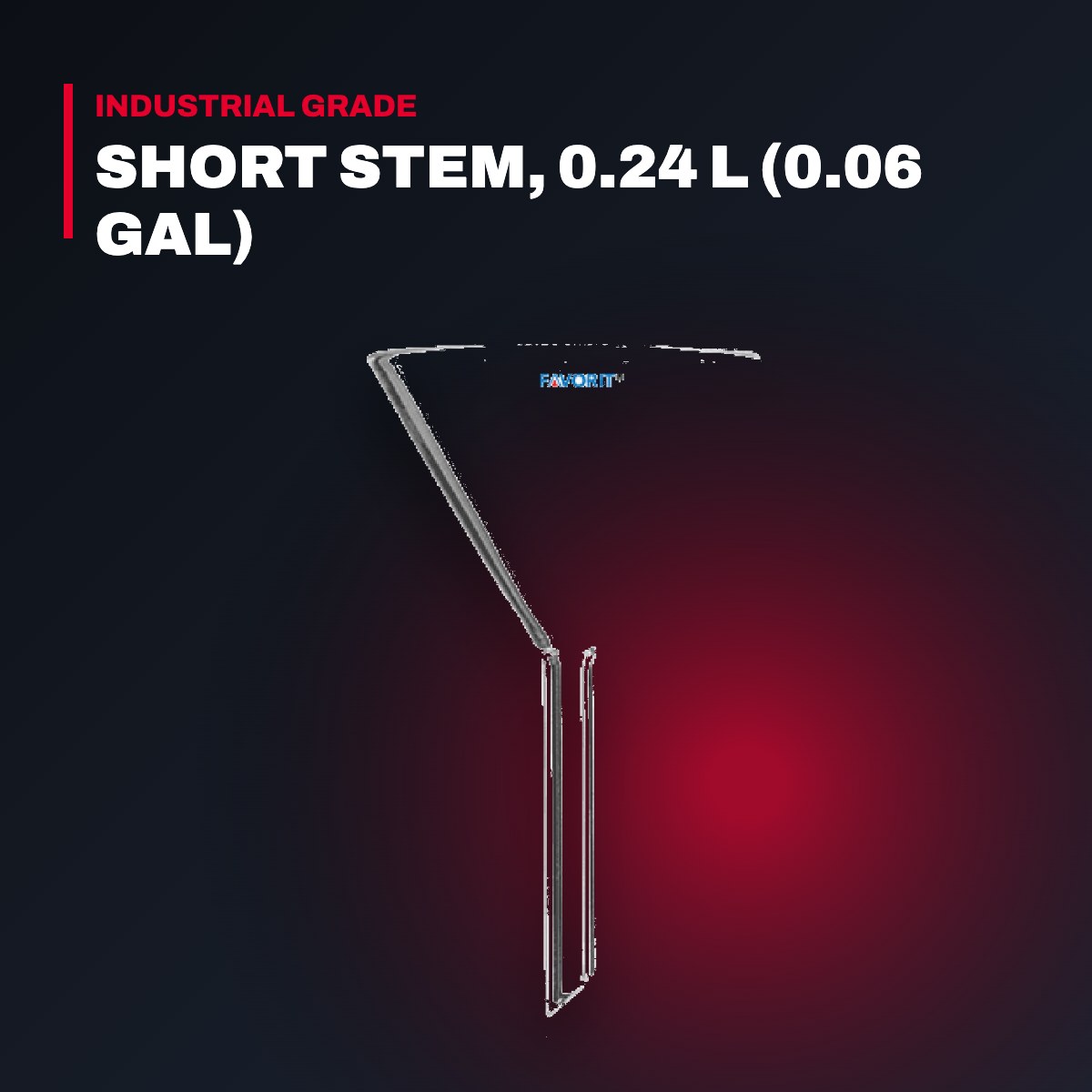 Funnel – Short Stem, 0.24 L (0.06 Gal)