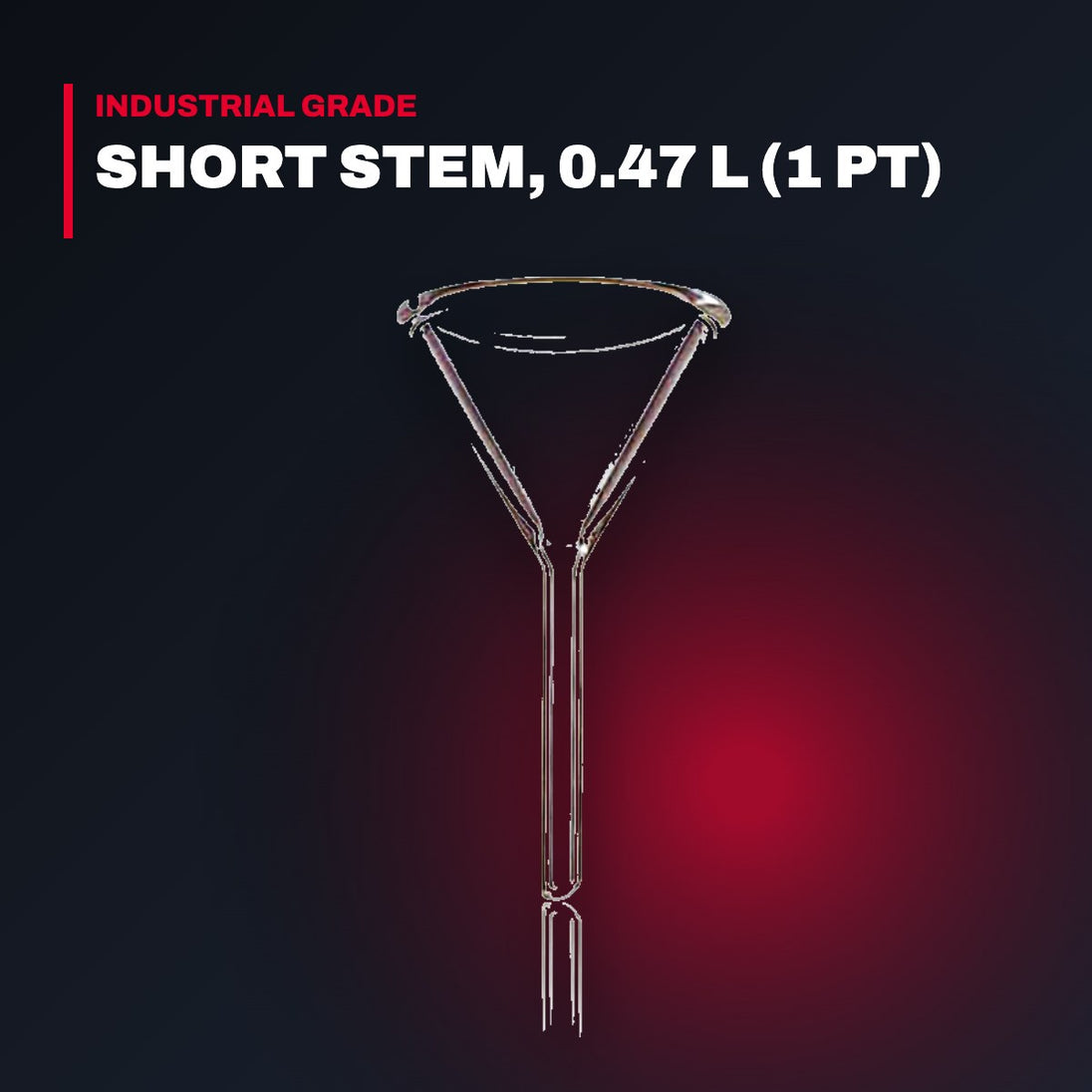 Funnel – Short Stem, 0.47 L (1 Pt)