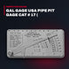 G.A.L. Gage GAL-17 – Pipe Pit Gauge, Inch