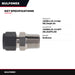 Ga-Diff Pr – 160Mm,2X 1/2 Npt (M),Diaph,Ss