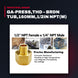 Ga-Press,Thd – Brdn Tub,160Mm,1/2In Npt(M)