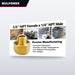 Ga-Press,Thd – Brdn Tub,160Mm,1/2In Npt(M)