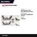 Ga-Press,Thd – Sfty Patt,160Mm,Aisi 316,Ss