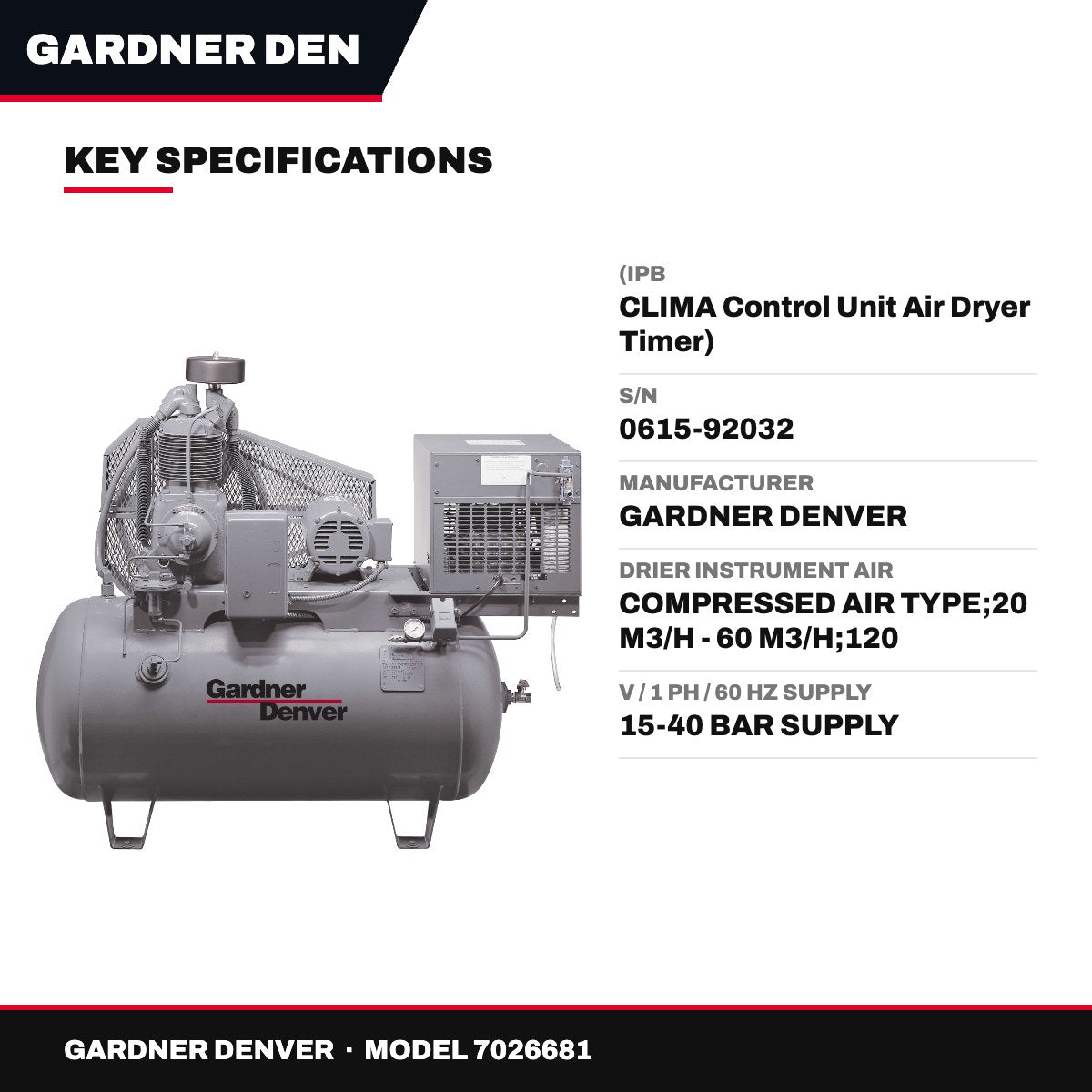 Gardner Denver 7026681 – (Ipb – Clima Control Unit Air Dryer Timer)
