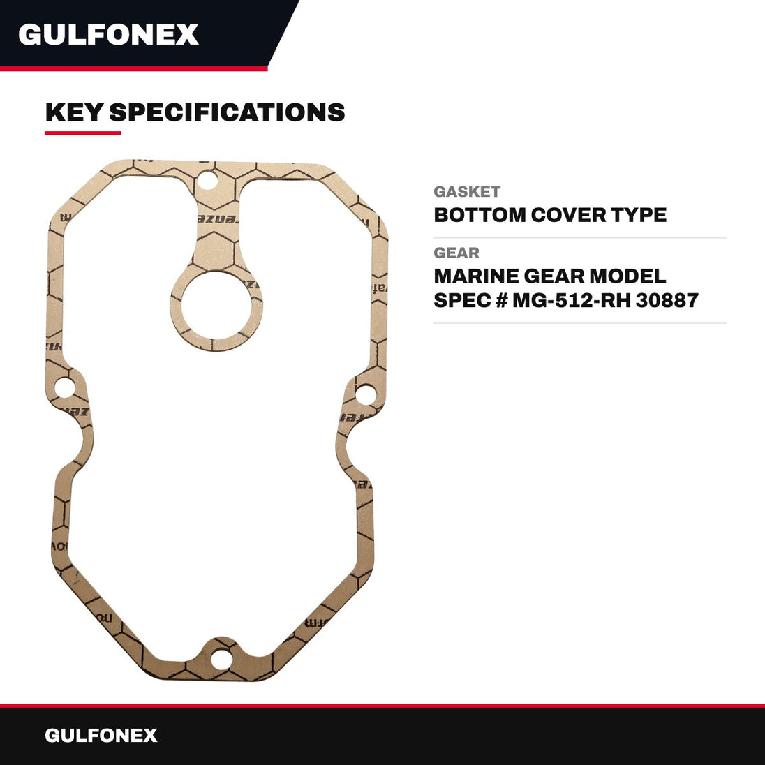 Gasket – Bottom Cover Type