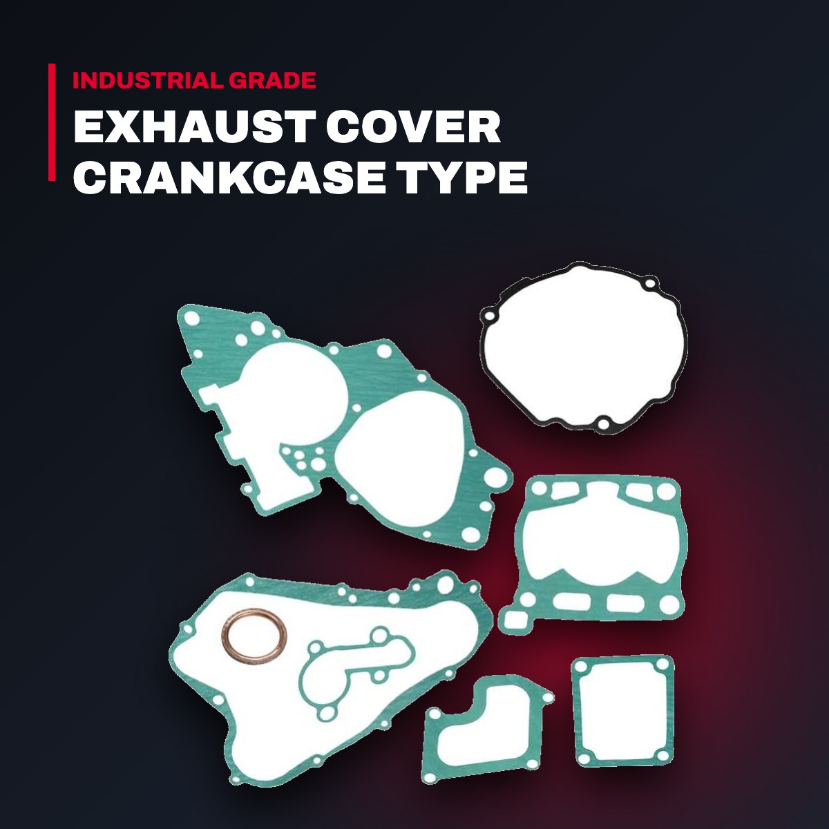 Gasket – Exhaust Cover Crankcase Type