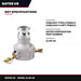 Gates Us CLAD-48 – Coupling – Camlock Type, 3 Female Camlock X 3 Npt Female - Type