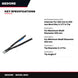Gedore 8000 – Retaining Ring Plier – Internal, For 252 Mm To 400 Mm Bore Dia