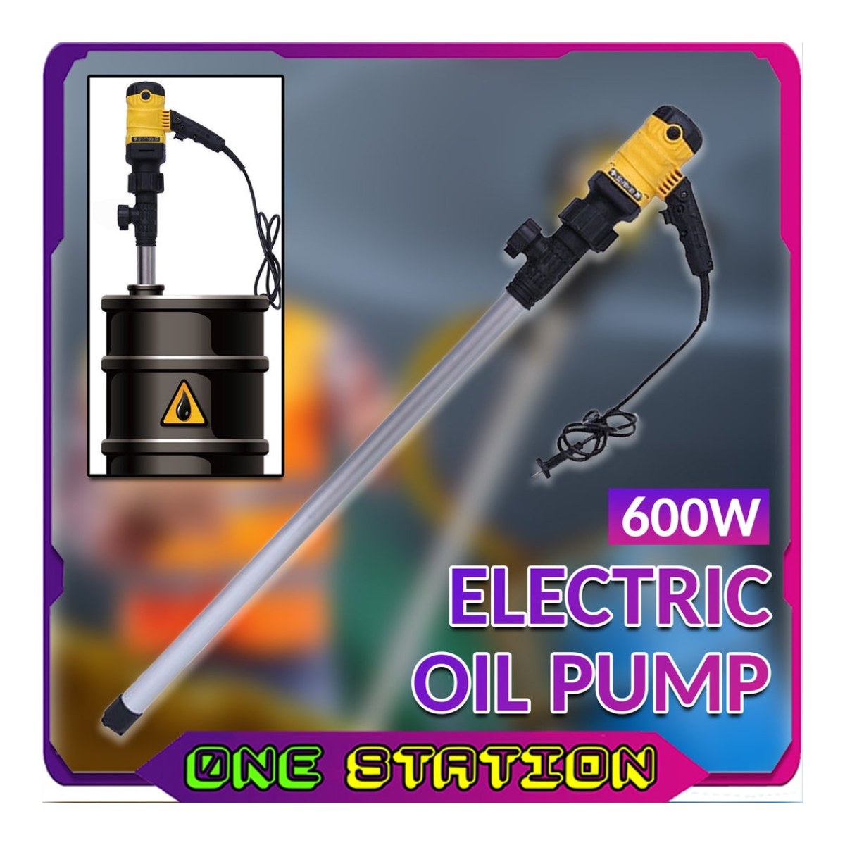 ‎Generic B0DT4LJX49 – Oil And Acid Portable Pump – Electric Oil Barrel And Acid Pump, Adjustable Speed