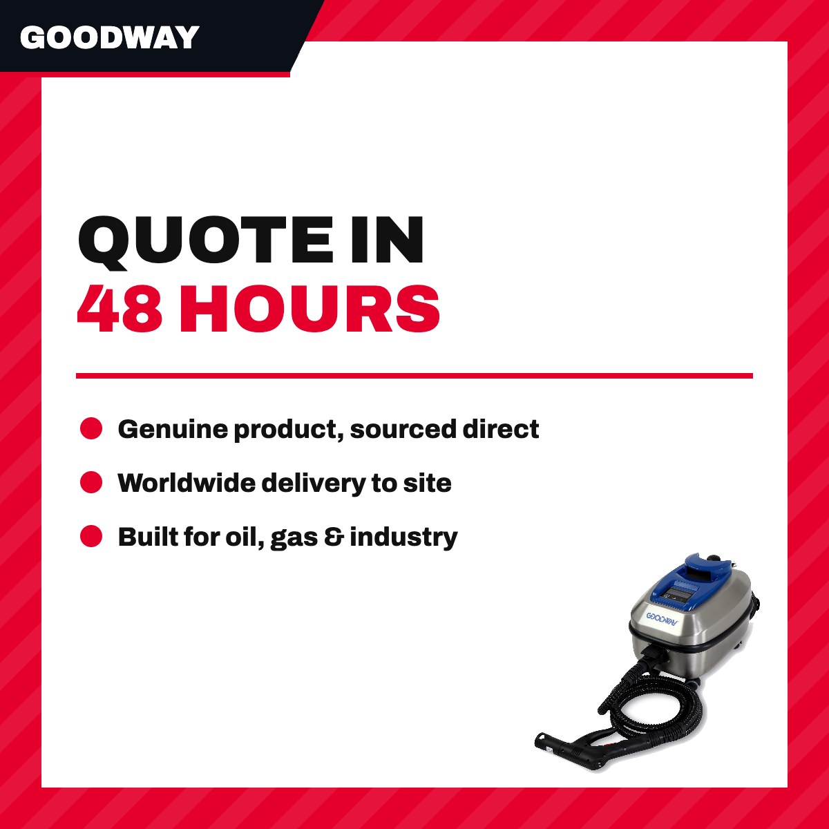 Goodway OTHERS – Vapor Steam Cleaner
