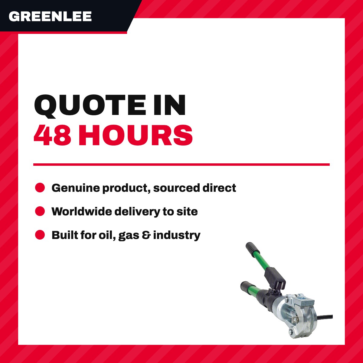 Greenlee HK12ID – Dieless Crimping Tool