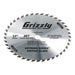 Grizzly Industrial T26700 – 12" x 1" 40T ATB Ripping Blade