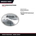 Grizzly Industrial T26700 – 12" x 1" 40T ATB Ripping Blade