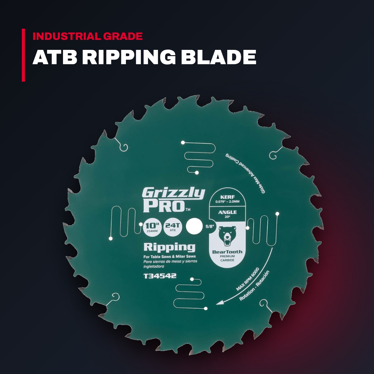 Grizzly Industrial T26700 – Atb Ripping Blade