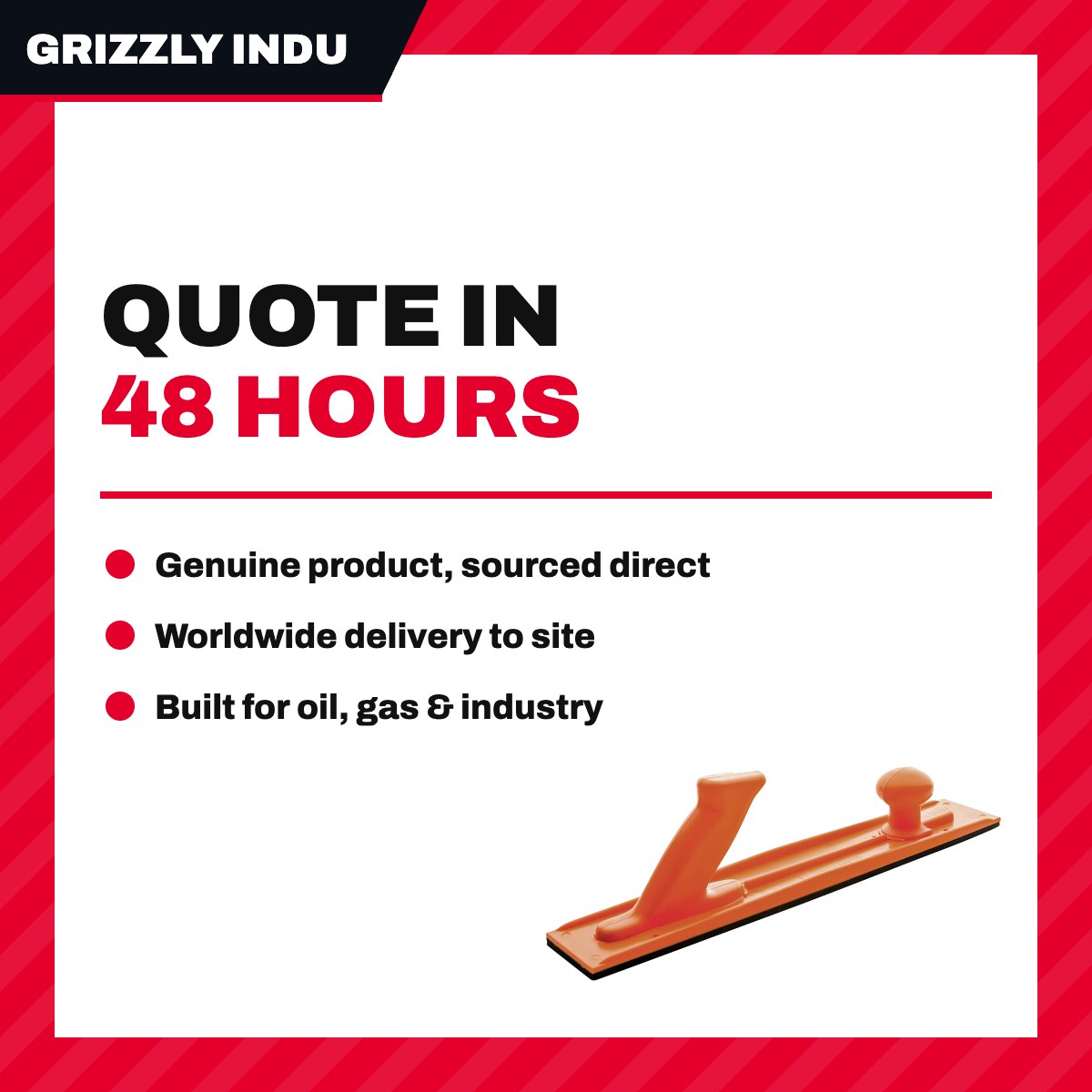 Grizzly Industrial W1401 – Safety Push Block - Large