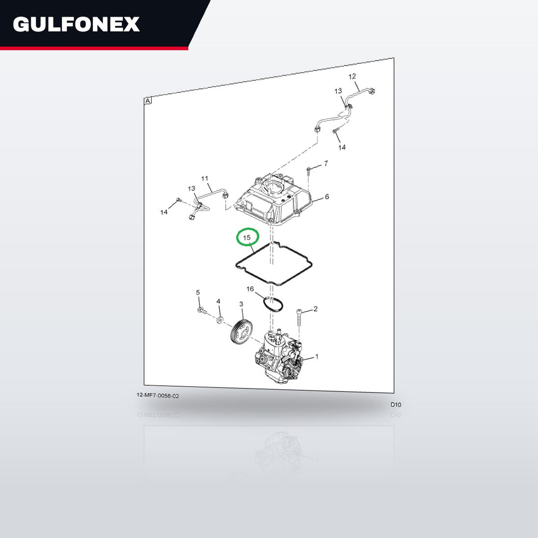 Gskt-Oem Part – Pmp,Brg Cvr,Asb