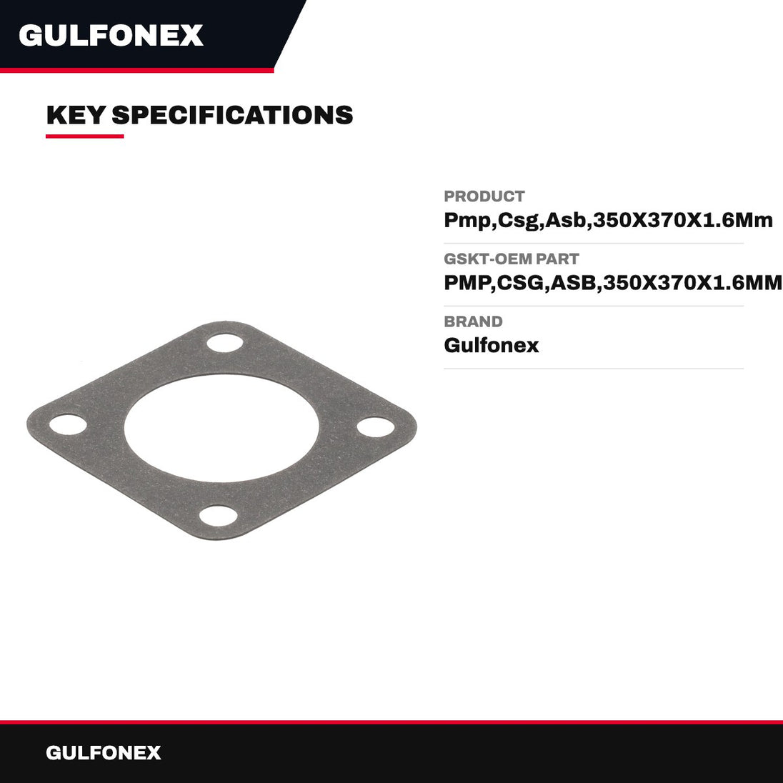 Gskt-Oem Part – Pmp,Csg,Asb,350X370X1.6Mm