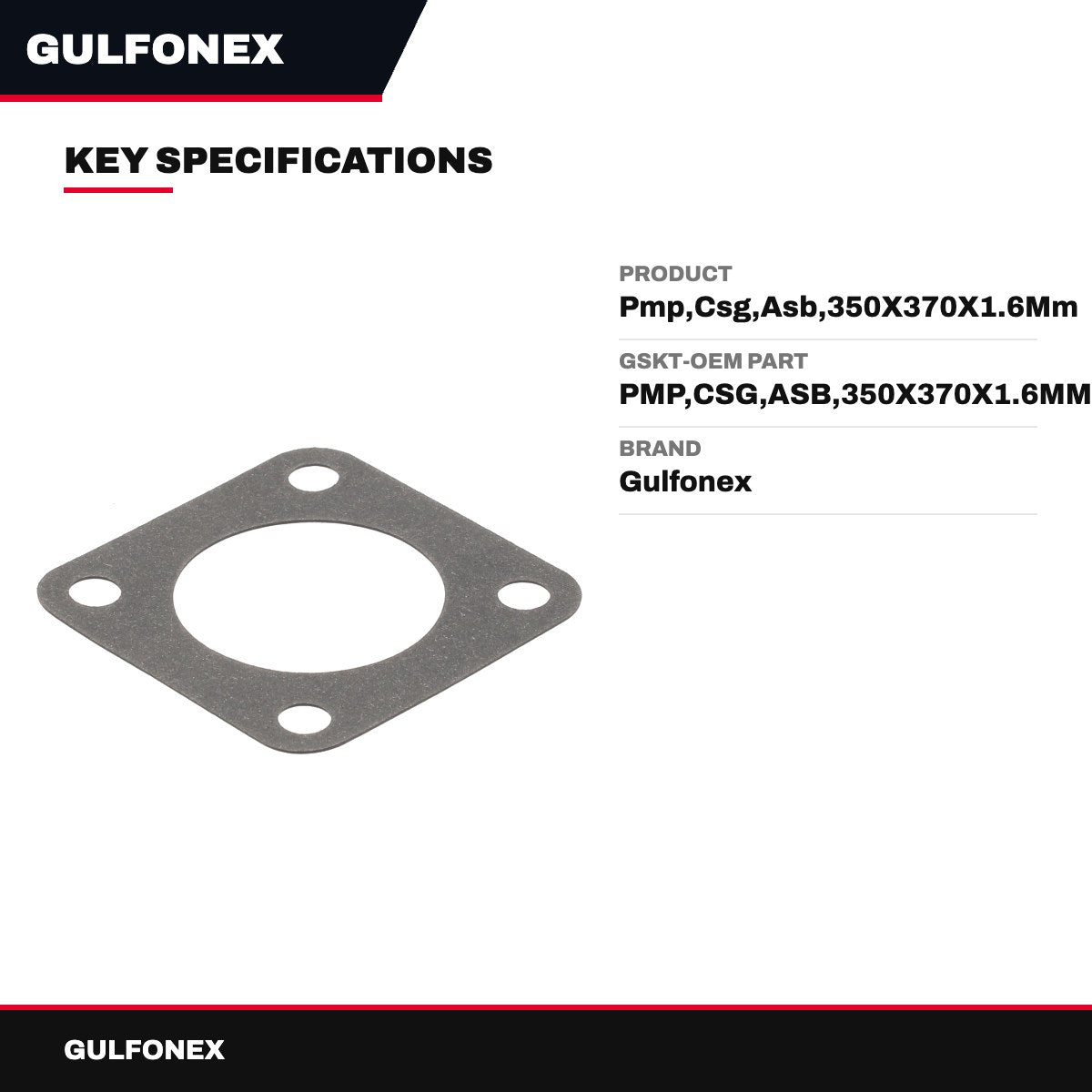 Gskt-Oem Part – Pmp,Csg,Asb,350X370X1.6Mm