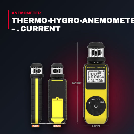 H Holdpeak 881M-YL – Thermo-Hygro-Anemometer – . Current