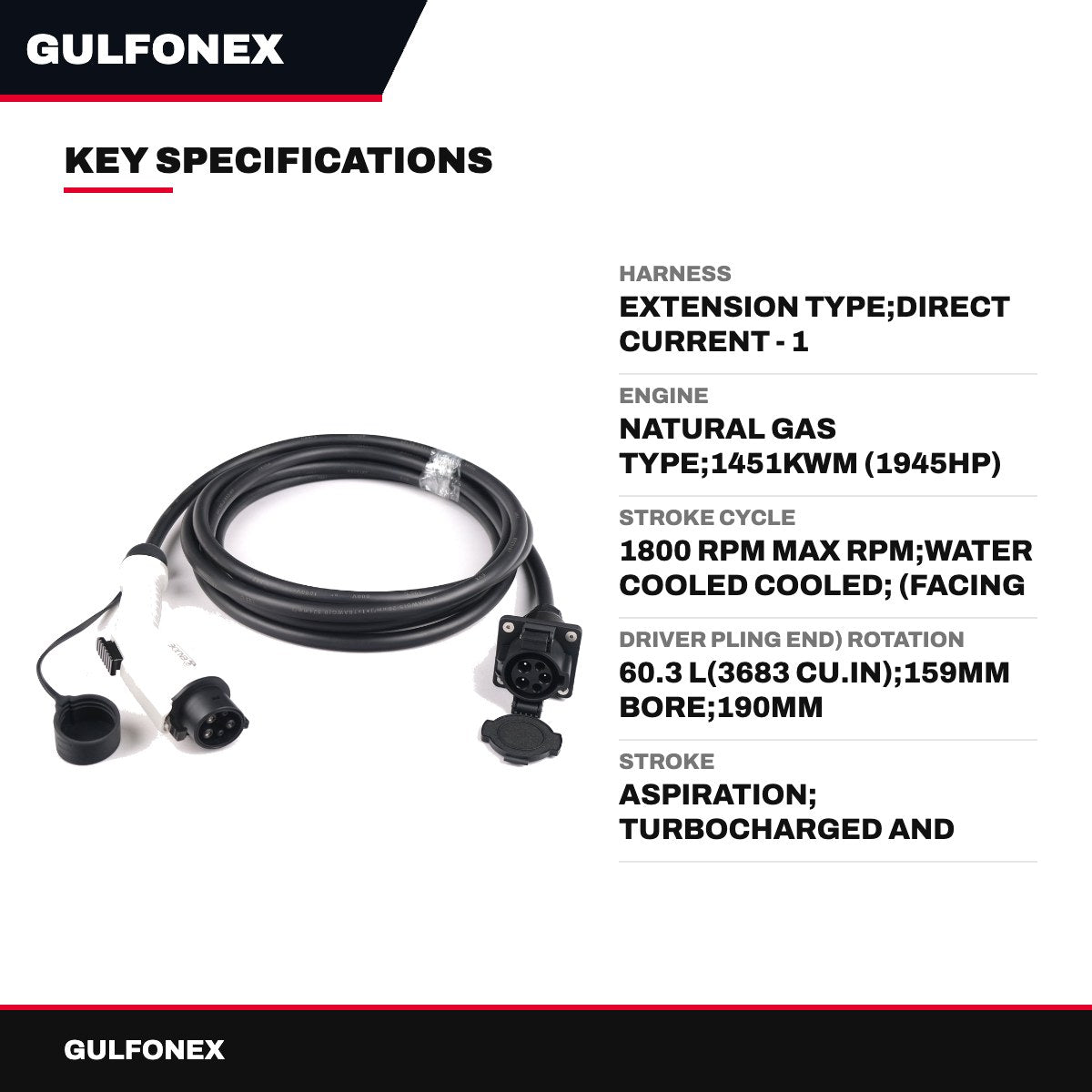 Harness – Extension Type, Direct Current - 1