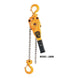 Harrington LB020 – Hoist Manual – Chain Type, Style Hook Suspension & Lever