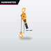 Harrington LB020 – Hoist Manual – Chain Type, Style Hook Suspension & Lever