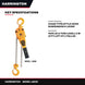Harrington LB020 – Hoist Manual – Chain Type, Style Hook Suspension & Lever