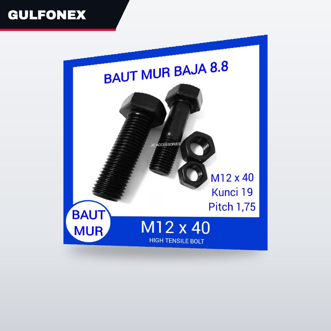 Hex Hd Blt-Oem Part – Pmp,8.8,M12 X 40