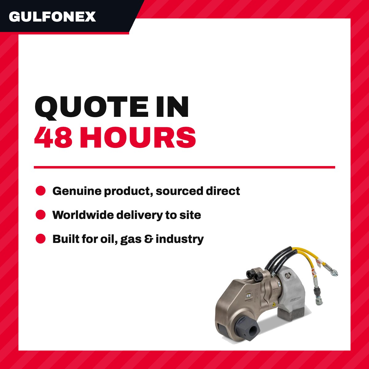 Hex. Wrench Head 5.3/4 A/F - 28000 Ftlbs