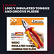 Hiland OTHERS – 1000 V Insulated Tongue And Groove Pliers