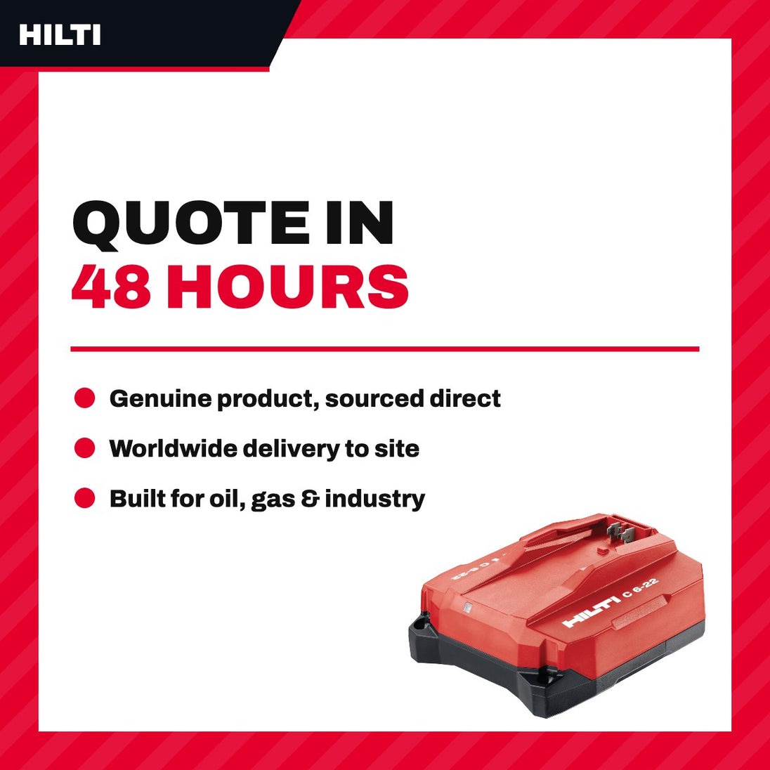 Hilti OTHERS – 'C 6-22 Nuron Fast Charger