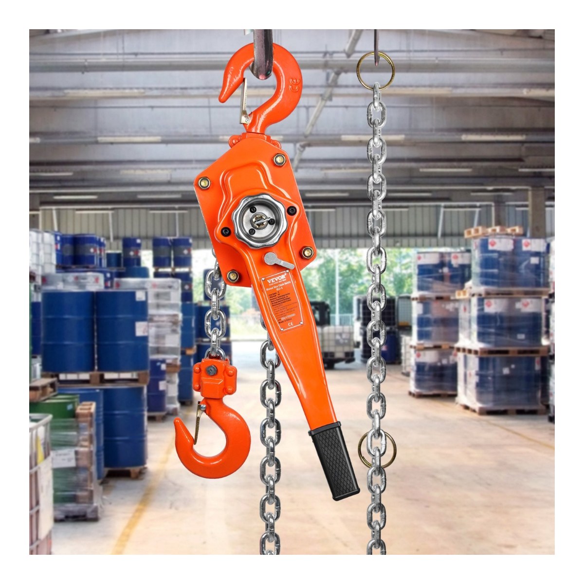 Hoist Manual – Chain Type, Style Hook Suspension & Lever