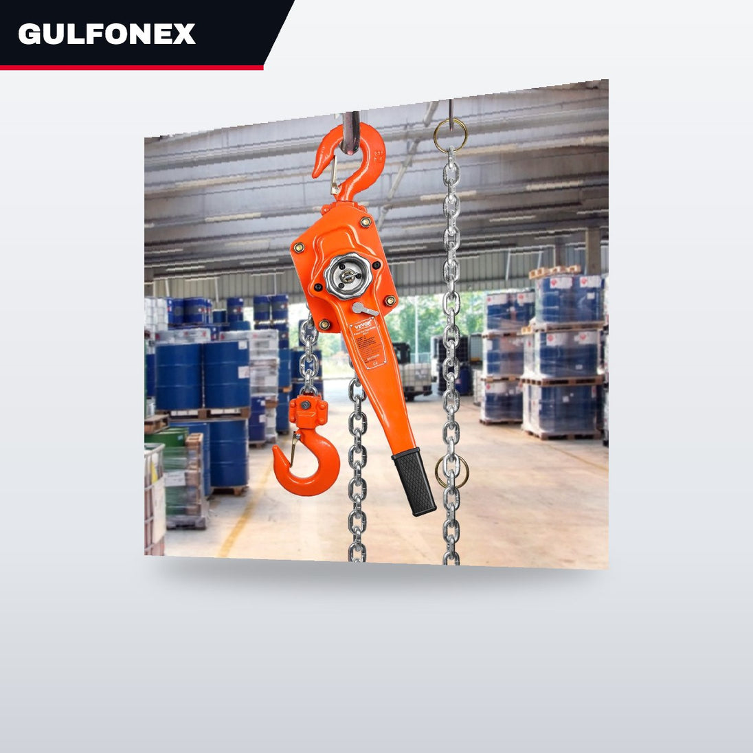 Hoist Manual – Chain Type, Style Hook Suspension & Lever