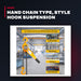 Hoist Manual – Hand Chain Type, Style Hook Suspension