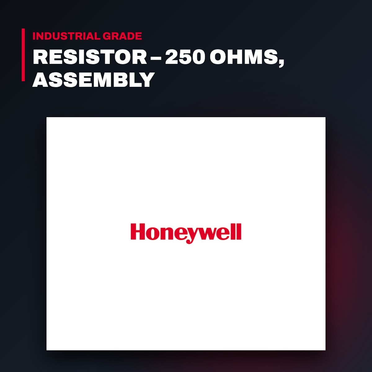Honeywell 30731996-506 – Resistor – 250 Ohms, Assembly